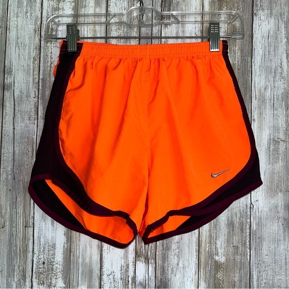 Nike Neon Orange Tempo Shorts - Picture 2 of 5